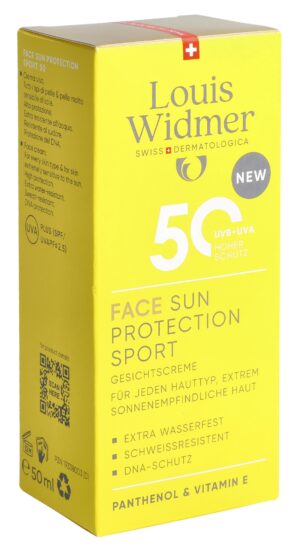 WIDMER Face Sun Protect Sport LSF50 parf     50 ml