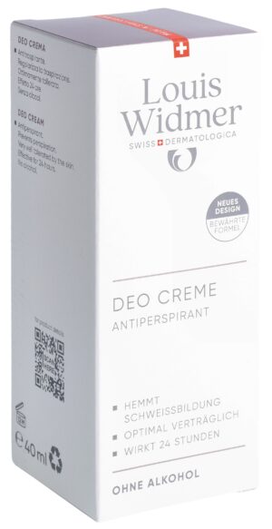 WIDMER Deo Creme Antiperspirant parf         40 ml
