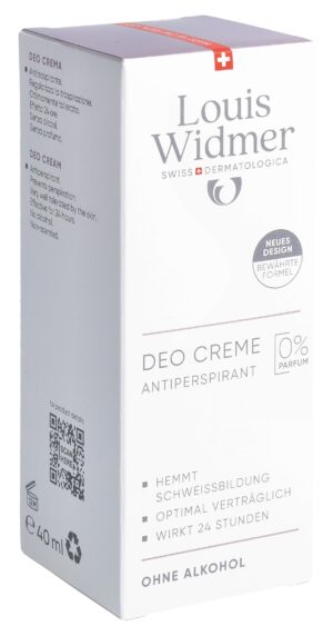 WIDMER Deo Creme Antiperspirant o Parf       40 ml