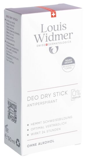 WIDMER Deo Dry Stick Antiperspirant o Parf   50 ml