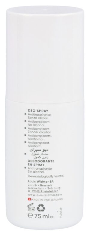 WIDMER Deo Spray Antiperspirant o Parf       75 ml