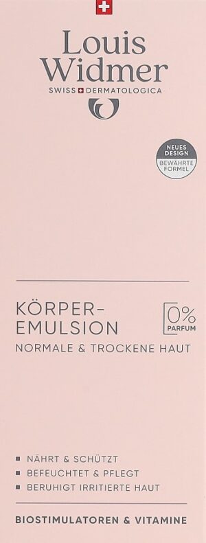 WIDMER Körperemulsion o Parf                200 ml