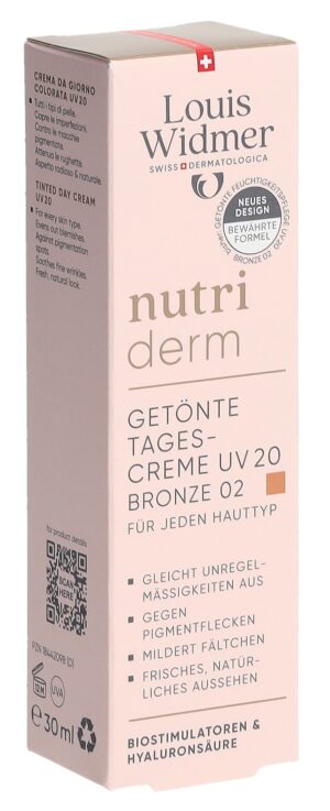 WIDMER Nutriderm Tagescr get UV20 bro parf   30 ml