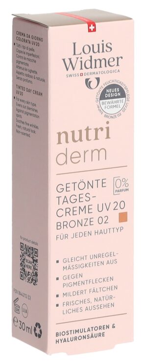 WIDMER Nutriderm get Tagescr UV20 bro o Parf 30 ml