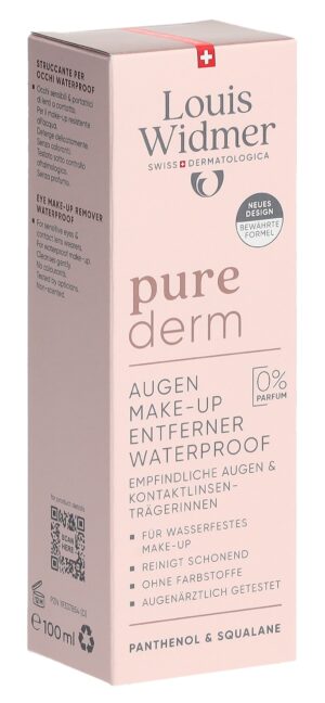 WIDMER Purederm Augen Make-up Entf Waterpr  100 ml