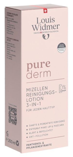 WIDMER Purederm Mizel Reinigungslot o Parf  200 ml