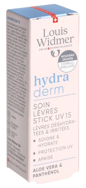 WIDMER Hydraderm Lippenpflegest UV15 parf 4.500 ml