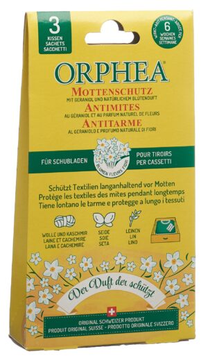 ORPHEA Mottenkissen Blütenduft               3 Stk