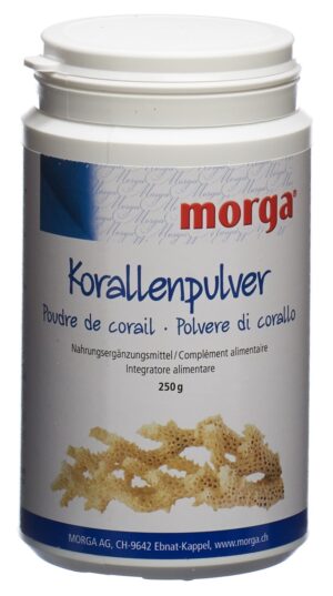MORGA Korallenpulver                      Ds 250 g