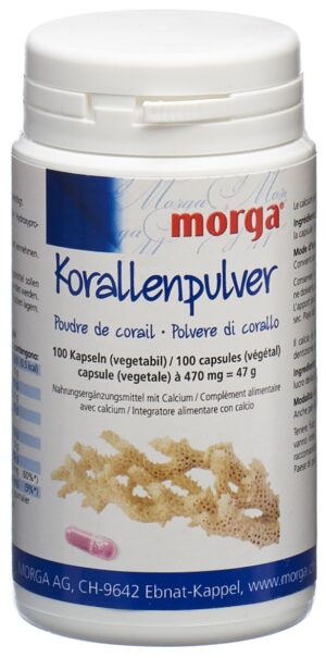 MORGA Korallenpulver Vegicaps              100 Stk
