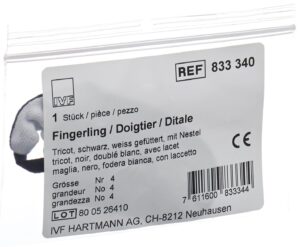 IVF Däumling Tricot Gr4 schwarz