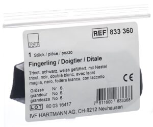 IVF Däumling Tricot Gr6 schwarz