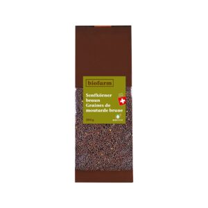 BIOFARM Senfkoerner braun CH Knospe 200 g