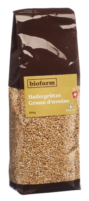 BIOFARM Hafergrütze Knospe               Btl 500 g