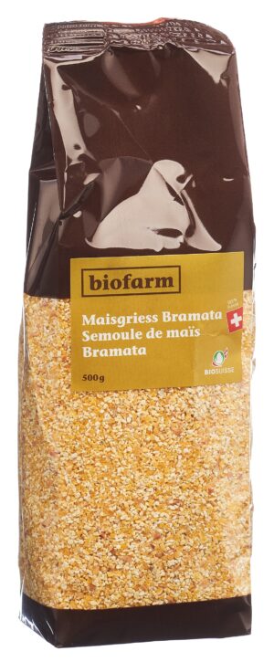 BIOFARM Maisgriess Bramata Knospe        Btl 500 g