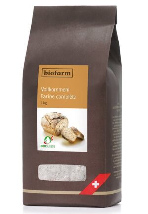 BIOFARM Vollkornmehl Knospe Btl 1 kg