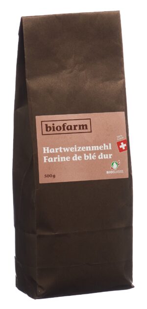 BIOFARM Hartweizenmehl CH Knospe         Btl 500 g