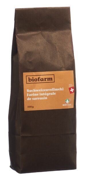 BIOFARM Buchweizenvollmehl CH            Btl 500 g