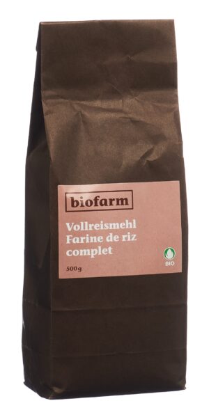 BIOFARM Reismehl Knospe                  Btl 500 g