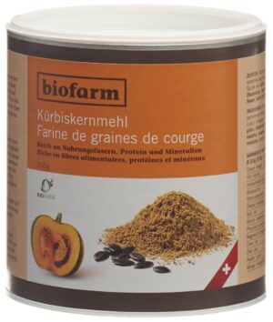 BIOFARM Kuerbiskernmehl CH Knospe 250 g
