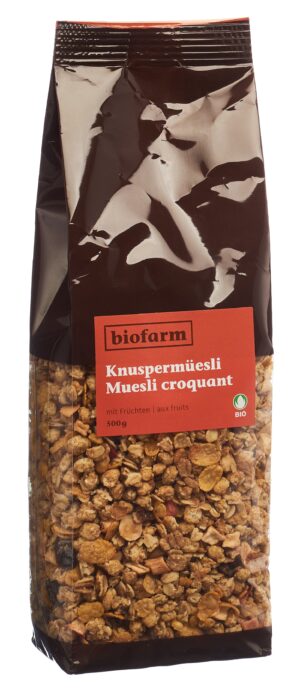 BIOFARM Früchte Knusper Müesli Knospe Btl 500 g