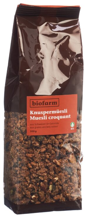 BIOFARM Knusper Müesli Urgetreiden KnospeBtl 500 g