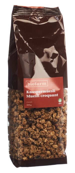 BIOFARM Knusper Müesli Knospe            Btl 500 g