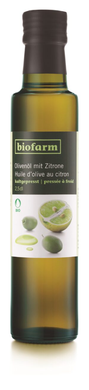 BIOFARM Olivenoel mit Zitrone Knospe 250 ml