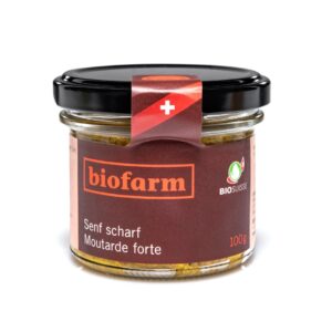 BIOFARM Senf scharf Knospe CH Glas 100 g