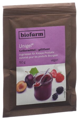 UNIGEL zugelassen für Knospe-Produkte     Btl 50 g