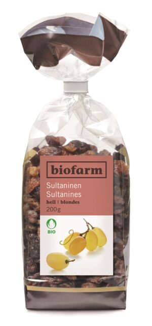 BIOFARM Sultaninen hell Knospe           Btl 200 g