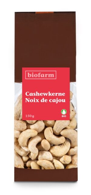 BIOFARM Cashewkerne Bio                  Btl 150 g