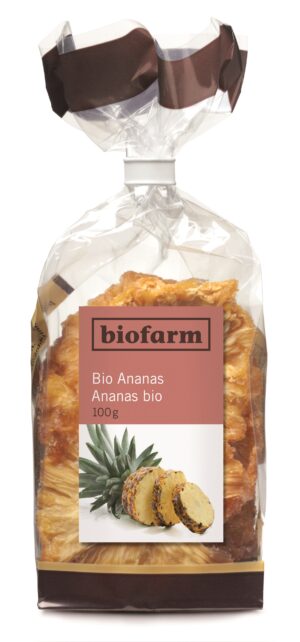 BIOFARM Ananasringe Btl 100 g
