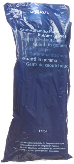 SIGVARIS Gummihandschuhe M 8 mit Noppen     1 Paar