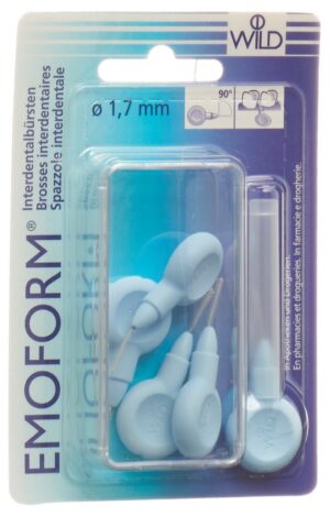 EMOFORM Interdentalbürsten 1.7mm hellblau    5 Stk