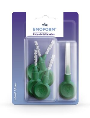 EMOFORM Interdentalbürsten 3.0mm dunkelgrün  5 Stk