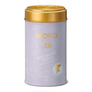 SIROCCO Teedose Medium White Silver Needle Ds 55 g