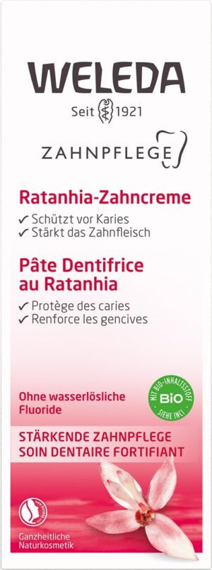 WELEDA Zahncreme Ratanhia                 Tb 75 ml