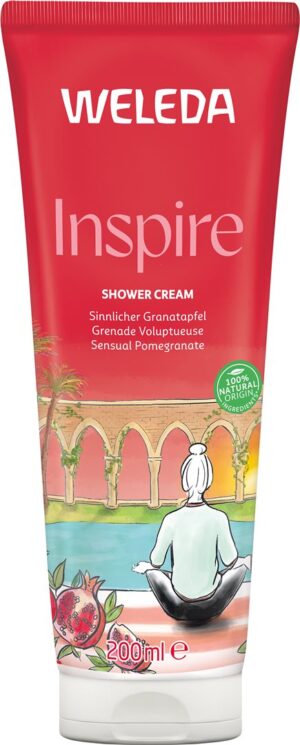 WELEDA Shower Cream Inspire Granatapfel Tb 200 ml