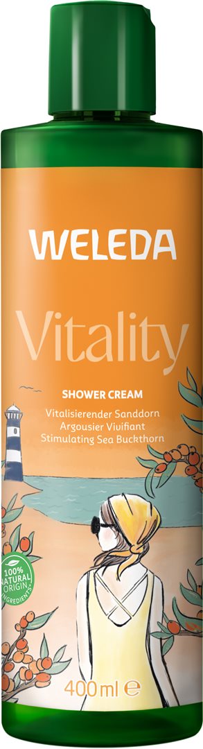WELEDA Shower Cream Vitality Sanddorn    Fl 400 ml