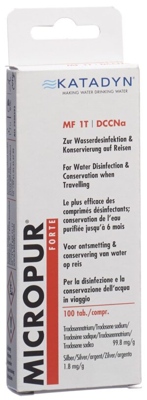 MICROPUR FORTE MF 1T Tabl                  100 Stk
