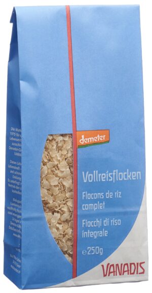 VANADIS Vollreisflocken Demeter          Btl 250 g