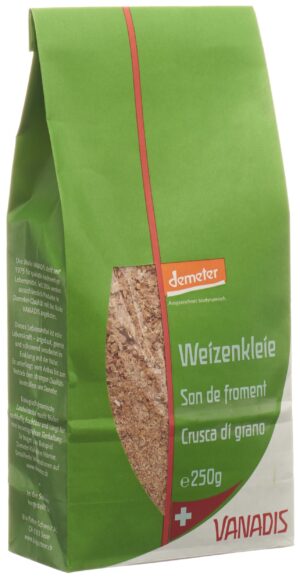 VANADIS Weizenkleie Demeter              Btl 250 g