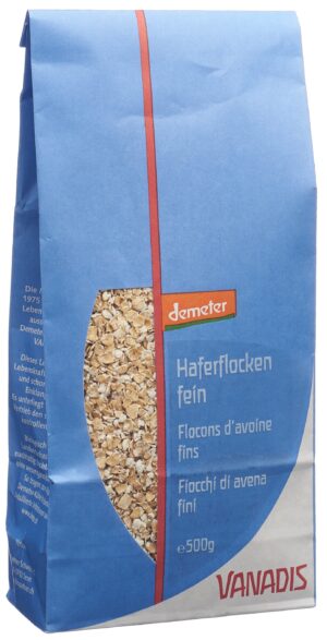 VANADIS Haferflocken fein Demeter        Btl 500 g