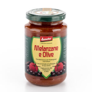 VANADIS Sauce Tomaten Melanzane e olive Glas 340 g