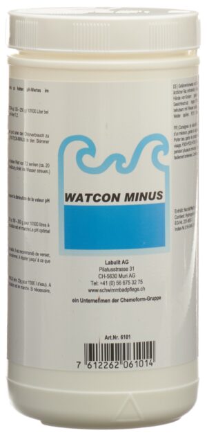WATCON MINUS Säure Granulat 1.500 kg