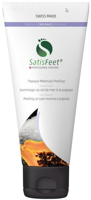 SATISFEET Papaya-Meersalz Peeling Disp 200 ml