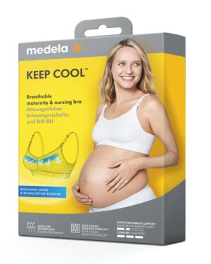MEDELA Keep Cool Schwangersch-Still-BH XXL weiss