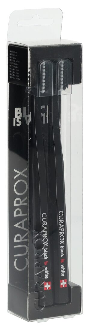 CURAPROX Black is White Zahnbürst schw/schw 2 Stk