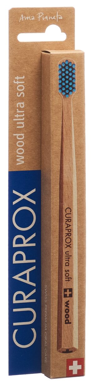 CURAPROX wood ultra soft toothbrush         Karton